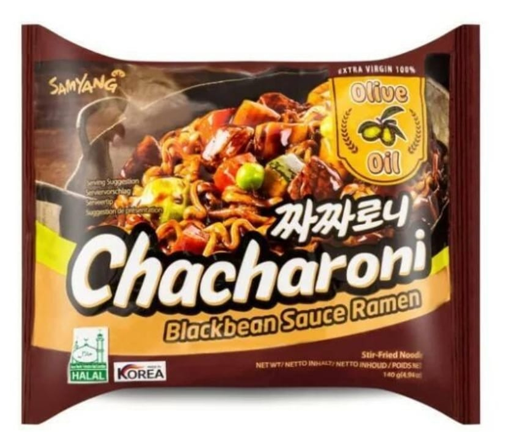 Лапша б/п с соусом из китайских соевых бобов Samyang, Корея, 140 г