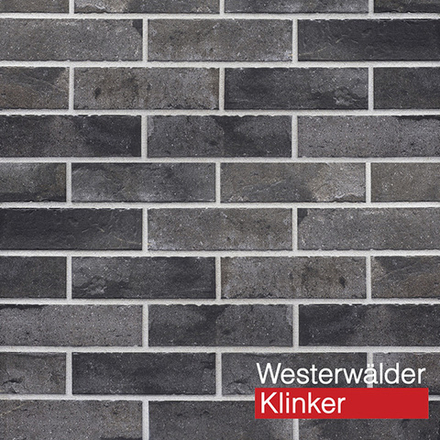 Плитка клинкерная фасадная WWK Brick loft WK576 Anthrazit, 240х71х10 мм