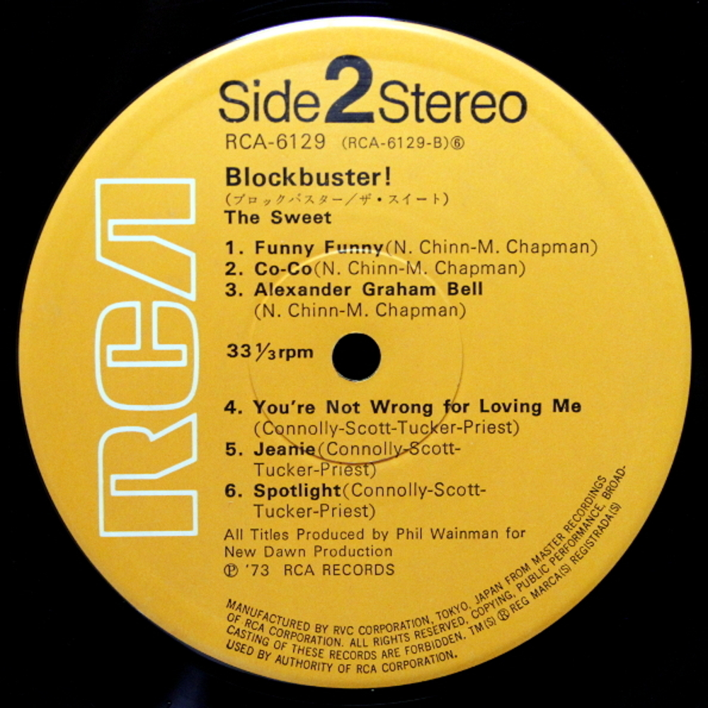 The Sweet / Blockbuster! (LP)