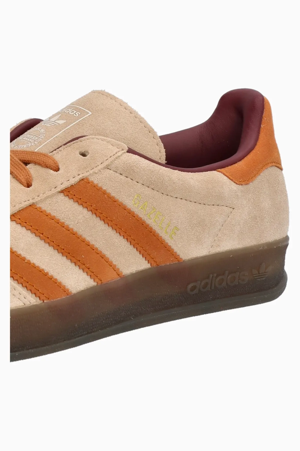 Кроссовки adidas Gazelle Indoor - коричневый