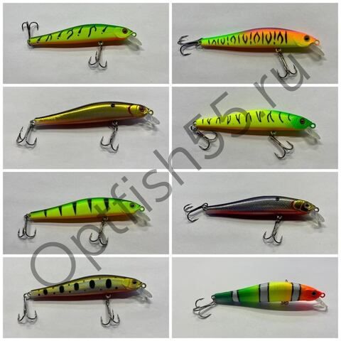 Воблер Rosy Down Rigge 90SP 90мм, 9,8гр, загл. 0,8-1,5м