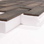 Клинкерная термопанель ППС Beryoza Ceramica Brick House Коричневый 1020х455 мм