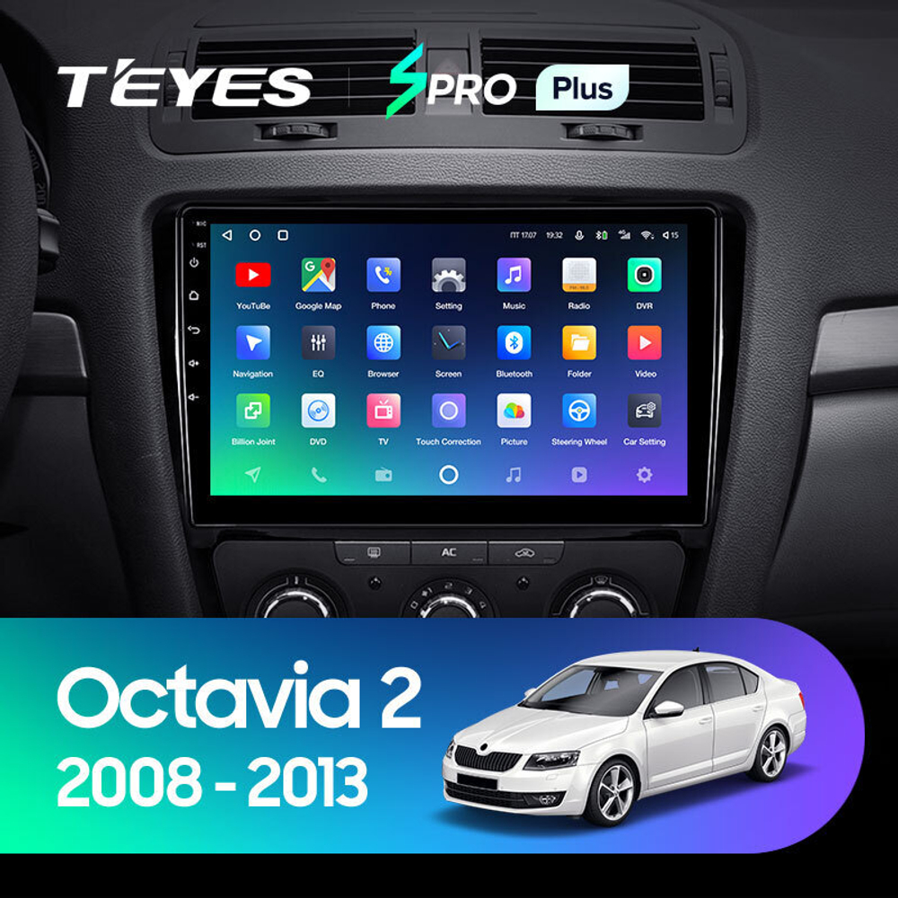 Teyes SPRO Plus 10.2" для Skoda Octavia 2008-2013