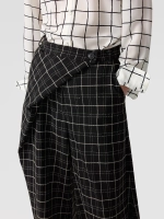 Брюки-клеш с запахом на талии OLA OLA