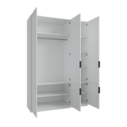 Шкаф распашной Нордик -3, белый