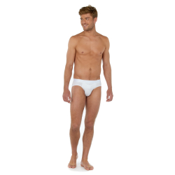 Мужские трусы брифы белые HOM HO1 Mini Briefs HO1 359521_400003