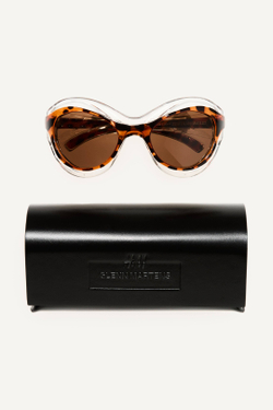 H&M - Glenn Martens Солнцезащитные очки с поляризацией, темно-коричневый