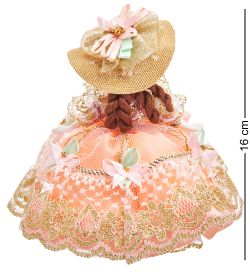 Народные промыслы RK-730/4 Кукла-шкатулка «Дама в шляпке»