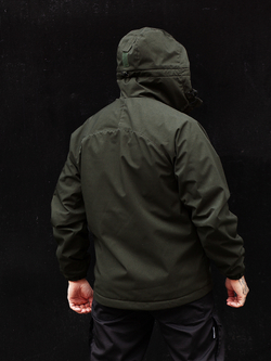 Куртка демисезонная Варгградъ на флисе мужская хаки