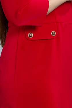 Коктейльное платье 3474зе, красный #184Ка053474зе