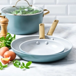 GreenPan Набор из 2-х сковород Padova 20+28см небесно-голубого цвета
