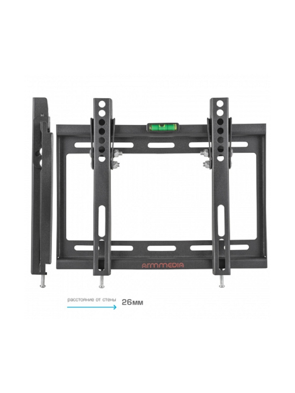 Arm Media STEEL- 6  черный 15"-47" макс.35кг настенный наклон