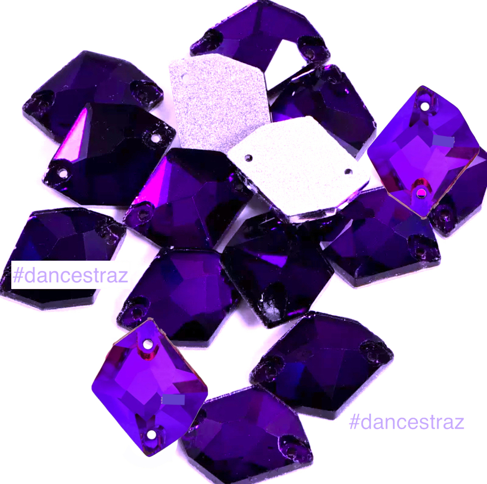 Стразы пришивные, Cosmic, Purple Velvet, A3-P60, 9*12mm, (28 ea/pkg), A3 (F2)