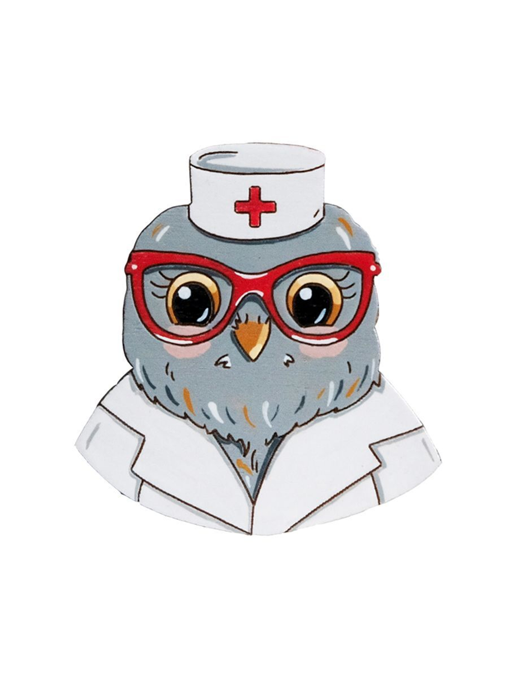 Значок AUGUST WOOD AW_M10 "Сосуд Гигеи"