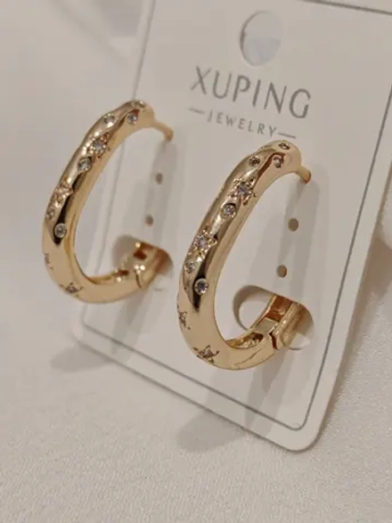 Серьги Xuping «Звёздное сияние» Gold 18K