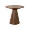 Журнальный столик Angel Cerda ET652, Ø60х55 см, орех