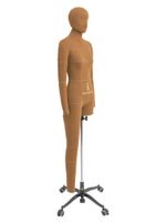 Манекен портновский Моника, комплект Про, тип фигуры Треугольник, размер 44, цвет Миндаль