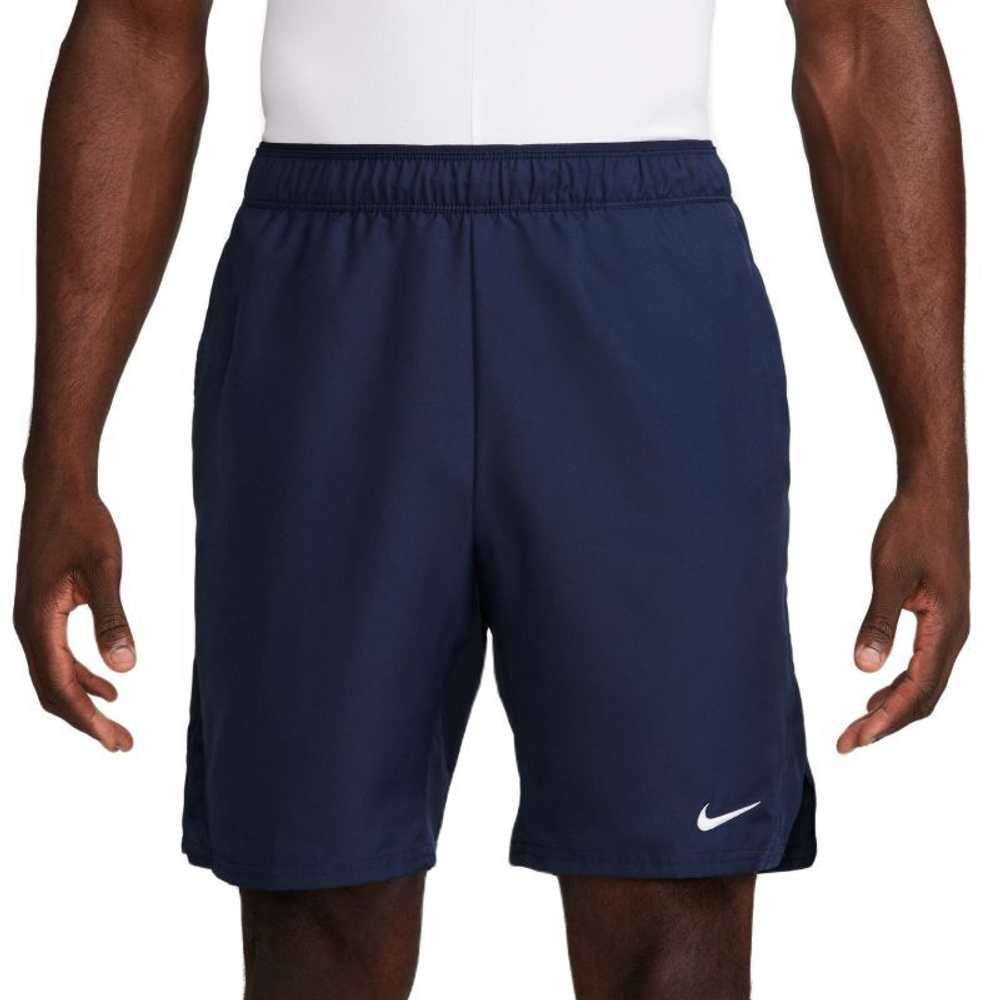 Теннисные шорты Nike Court Dri-Fit Victory 9" Short - obsidian/white - Black Blue