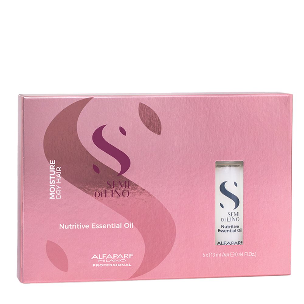 Масло, увлажняющее для питания сухих волос SDL MOISTURE NUTRITIVE ESSENTIAL OIL, 6 ампул по 13 мл ALFAPARF 16421