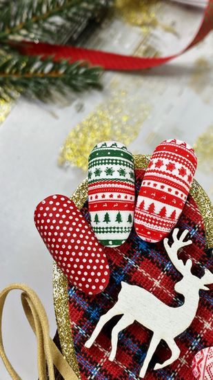 Пластина для стемпинга Enigma Stamping №028 Новогодняя (большая)