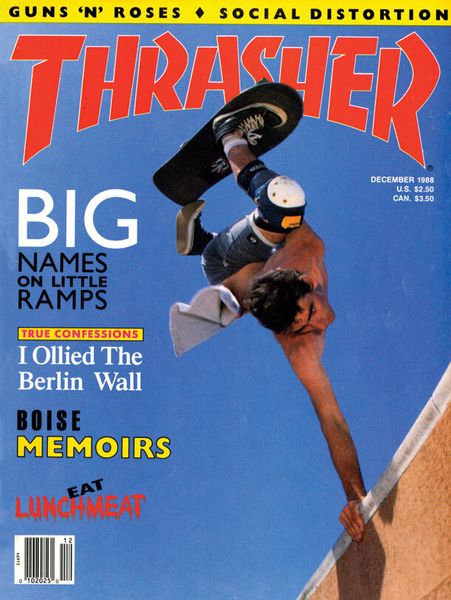 Thrasher skate mag December 1988