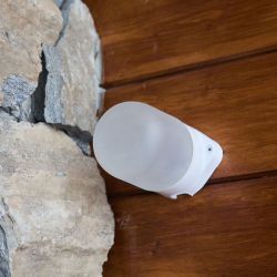 UWL-K01R 60W-E27 IP65 WHITE Светильник влагозащищенный под лампу Е27. для бань и саун. до +125С. Цвет корпуса белый. ТМ Uniel