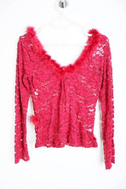 Блузка Wonderful гипюровая, визуально на 42 размер