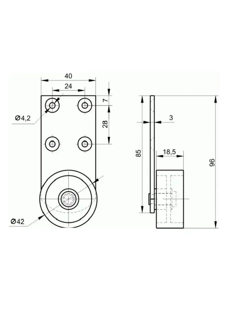 Мебельные колеса, выдвижные ролики диванов, шкафов, кроватей