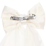 Заколка-автомат для волос «ПЕРСЕЯ», цвет белый, 13*8*18,5см (блистер Кокетка)