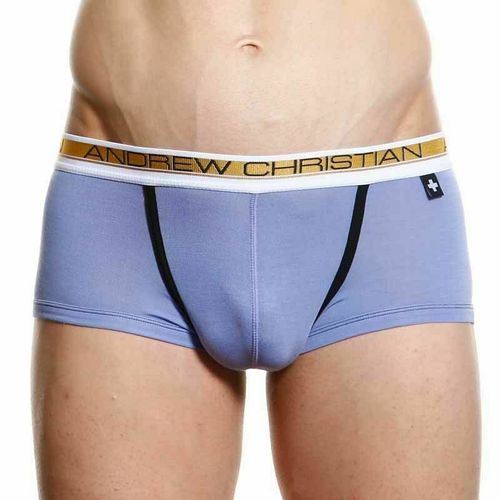 Мужские трусы хипсы фиолетовые Andrew Christian Slim Focus Boxer Purple