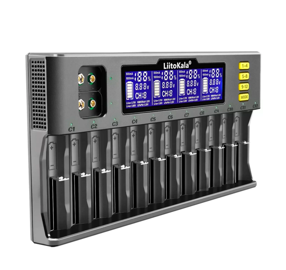 Зарядное устройство для аккумуляторов LiitoKala Lii-S12 LCD