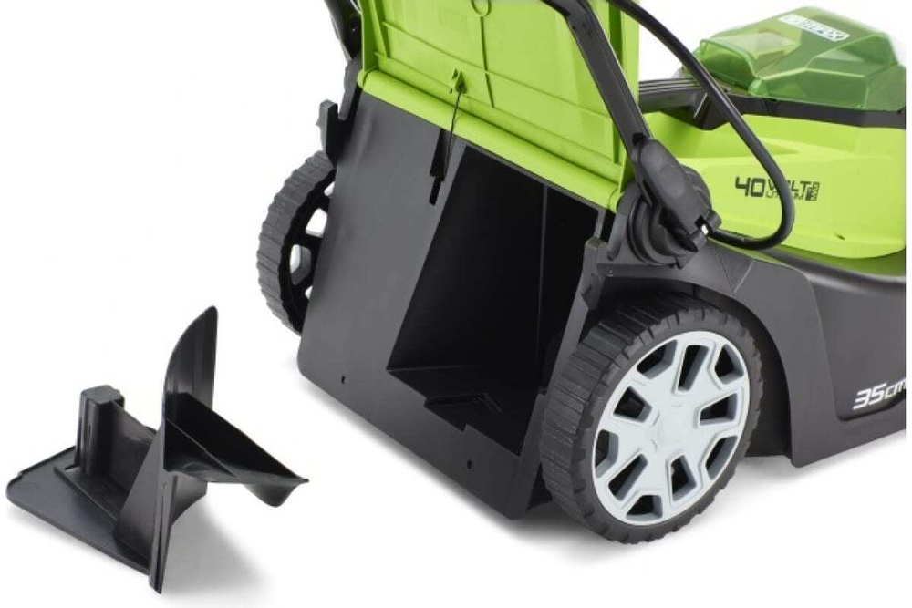 Газонокосилка аккумуляторная Greenworks G40LM35K2 40V 35 см c 1хАКБ 2 А.ч и ЗУ