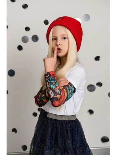 Футболка с  тату рукавами