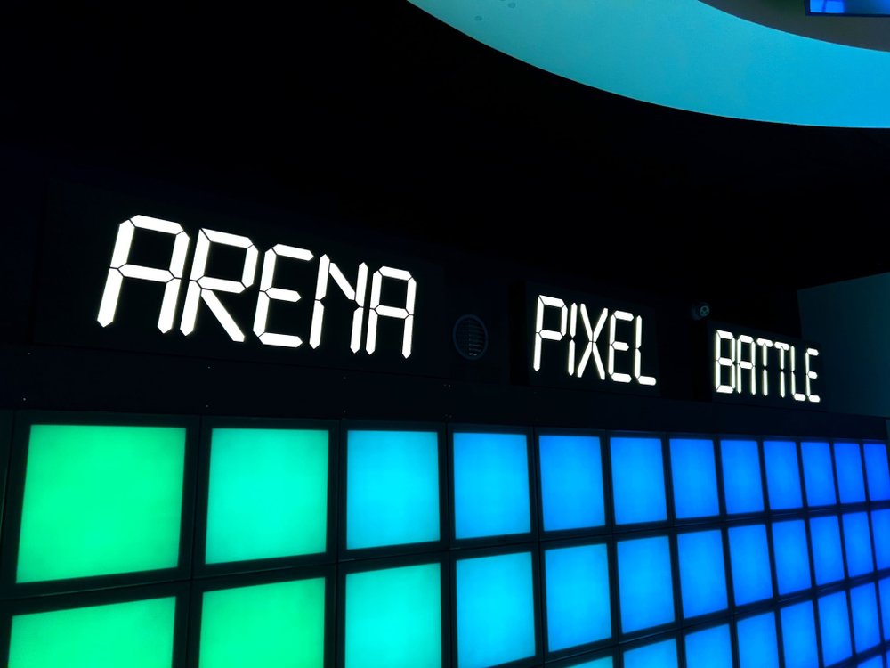 Интерактивный светодиодный пол «Арена Pixel battle» 364 шт максимальная комплектация 33 кв. м.