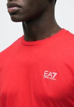EA7 Emporio Armani UNISEX - Базовая футболка - Красный