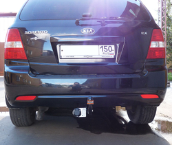 Фаркоп AvtoS KI 12 Kia Sorento 2006-2009(паспорт и сертификат в комплекте)(без электрики)
