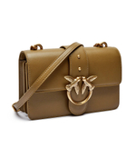 Кожаная сумка через плечо LOVE ONE MINI CL PLTT Pinko - оливковый(100059 A0F1)