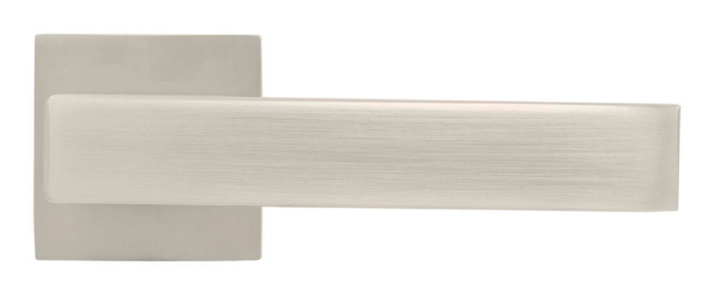 Ручка MORELLI MH-56-S6 MSN мат.сатиниров.никель, квадрат. розетка 6 мм