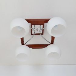 Citilux Ариста CL164341 Люстра деревянная Темный Орех