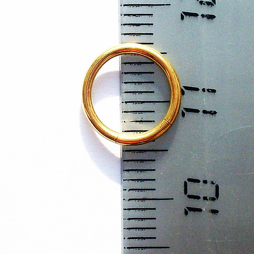 Кольцо сегментное 8 мм, толщина 1,2 мм для пирсинга . Сталь 316. 1 шт