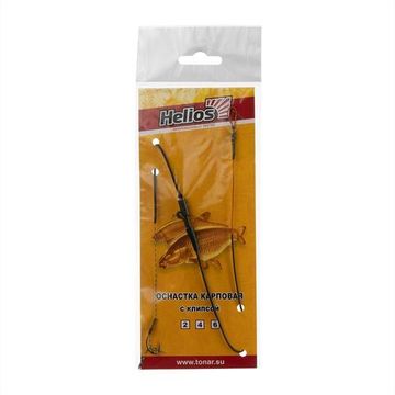 Оснастка карповая с клипсой кр.№4 Helios (HS-OCK-4)