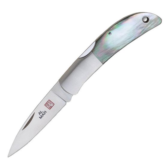 Складной нож AL Mar Hawk Classic AL/1002BP c клинком из стали AUS-8, рукоять Mother of Pearl