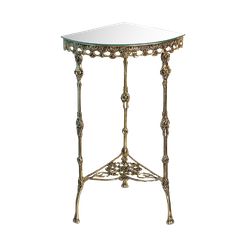 Bello De Bronze Столик угловой с зеркальной поверхностью