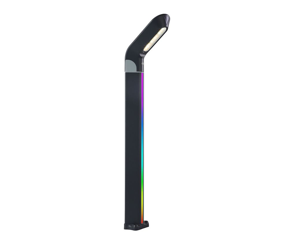 Светильник уличный Линден серый 220V w10*24 h80 Led 10W (4000K) с пультом ДУ, Декоративная подсветка RGB.