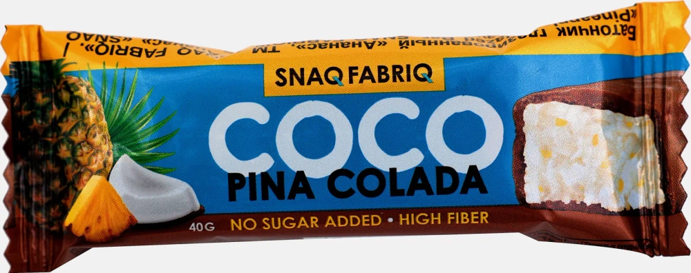 Батончик Snaq Fabriq Coco Ананас глазированный 40г