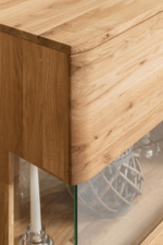 Комод бар из массива дуба Мидгард с подсветкой