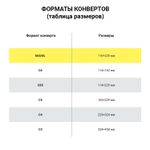 Конверты Е65 (110х220 мм) отрывная лента "Куда-Кому" 80 г/м2 комплект 25 шт. внутренняя запечатка BRAUBERG (10 штук в упаковке)
