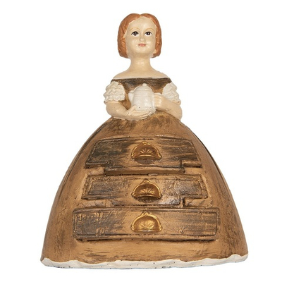 Декор "Девочка с чайником" 16x11x20см Поликерамика