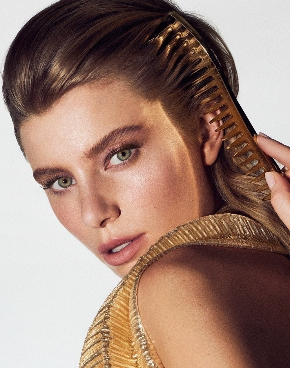 Balmain Hair Couture Золотая раcческа для стайлинга Golden Styling Comb
