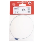 Хомут червячный 4" (78-101мм) ( белый цинк 1 шт) 625990